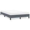 Cadre de lit sans matelas gris foncé 120x210 cm velours 