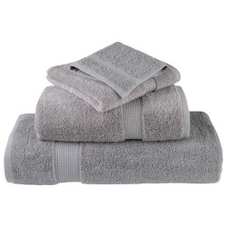 Serviettes de qualité supérieure SOLUND 4 pcs gris 600 g/m² 