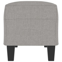 Banc Gris clair 100x35x41 cm Tissu 