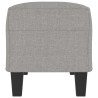 Banc Gris clair 100x35x41 cm Tissu 