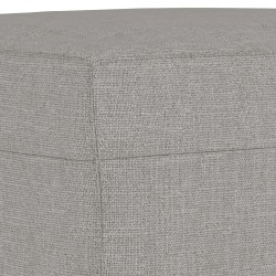 Banc Gris clair 100x35x41 cm Tissu 