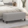 Banc Gris clair 100x35x41 cm Tissu 