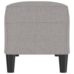 Banc Gris clair 100x35x41 cm Tissu 