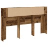Armoire de tête de lit vieux bois 180x18,5x102,5 cm 