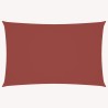 Voile de parasol tissu oxford rectangulaire 5x7 m terre cuite 