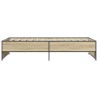 Cadre de lit sans matelas chêne sonoma 90x200 cm 