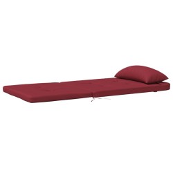 Coussins de chaise adirondack lot de 2 rouge bordeaux 