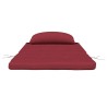 Coussins de chaise adirondack lot de 2 rouge bordeaux 