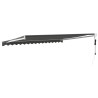 Auvent rétractable automatique anthracite 4,5x3 m 