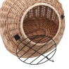 Cage de transport pour chats 45x35x35 cm Saule naturel 