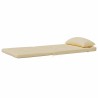 Coussins de chaise adirondack lot de 2 beige tissu oxford 
