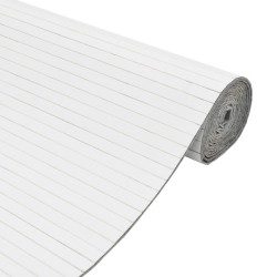 Cloison de séparation blanc 165x400 cm bambou 