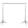 Kit de studio photo avec toile de fond et jeu d'éclairage 