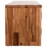 Meuble TV bois massif d'acacia 120 x 35 x 40 cm 