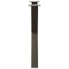 Pieds de table à manger en forme de X 3 pièces Acier naturel 70 x (72-73) cm Acier 