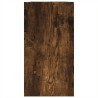 Armoire de lavabo chêne fumé 63x29x55 cm bois d'ingénierie 