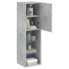 Meubles TV avec lumières LED 2 pcs gris béton 30,5x30x102 cm 