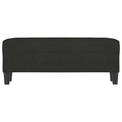 Banc Noir 100x35x41 cm Tissu 