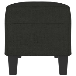 Banc Noir 100x35x41 cm Tissu 