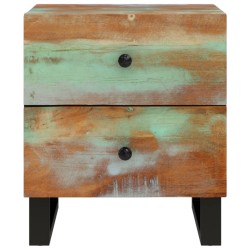 Table de chevet 40x33x46 cm Bois massif de récupération 