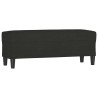 Banc Noir 100x35x41 cm Tissu 