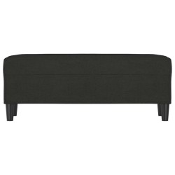 Banc Noir 100x35x41 cm Tissu 