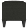 Banc Noir 100x35x41 cm Tissu 
