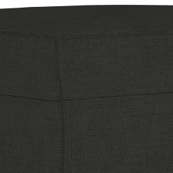 Banc Noir 100x35x41 cm Tissu 