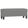 Banc Gris foncé 100x35x41 cm Tissu 