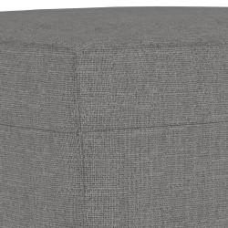 Banc Gris foncé 100x35x41 cm Tissu 