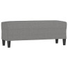 Banc Gris foncé 100x35x41 cm Tissu 