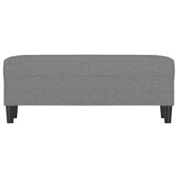 Banc Gris foncé 100x35x41 cm Tissu 