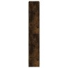 Armoire à chaussures chêne fumé 60x21x125,5 cm bois ingénierie 
