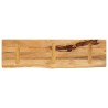 Dessus de table 120x20x3,8cm bord vif bois massif manguier brut 