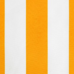 Tissu de remplacement de cantonnière d’auvent jaune blanc 3 m 