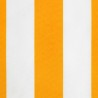 Tissu de remplacement de cantonnière d’auvent jaune blanc 3 m 