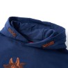 Sweat-shirt à capuche pour enfants bleu marine 140 