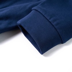 Sweat-shirt à capuche pour enfants bleu marine 140 