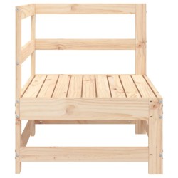 Canapé d'angle de jardin bois de pin massif 