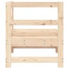 Canapé d'angle de jardin bois de pin massif 