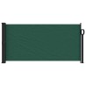 Auvent latéral rétractable vert foncé 100x500 cm 