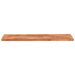 Dessus de table 140x60x3,8cm rectangulaire bois massif d'acacia 