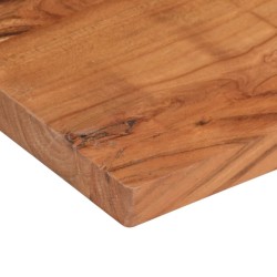 Dessus de table 140x60x3,8cm rectangulaire bois massif d'acacia 