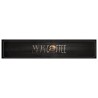 Tapis de cuisine lavable texte Coffee 60x300 cm velours 