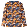 Pyjamas enfants manches longues cognac 140 