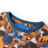 Pyjamas enfants manches longues cognac 140 