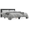 Cadre de lit sans matelas noir 150x200 cm 