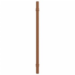 Poignées d'armoire 10 pcs bronze 224 mm acier inoxydable 