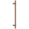 Poignées d'armoire 10 pcs bronze 224 mm acier inoxydable 