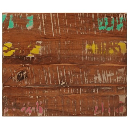 Dessus de table 60x50x3,8 cm rectangulaire bois massif récupéré 